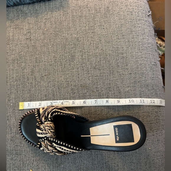 NEW DOLCE VITA “Brilah” Black and Cream Heels Sz 9 - Picture 7 of 13